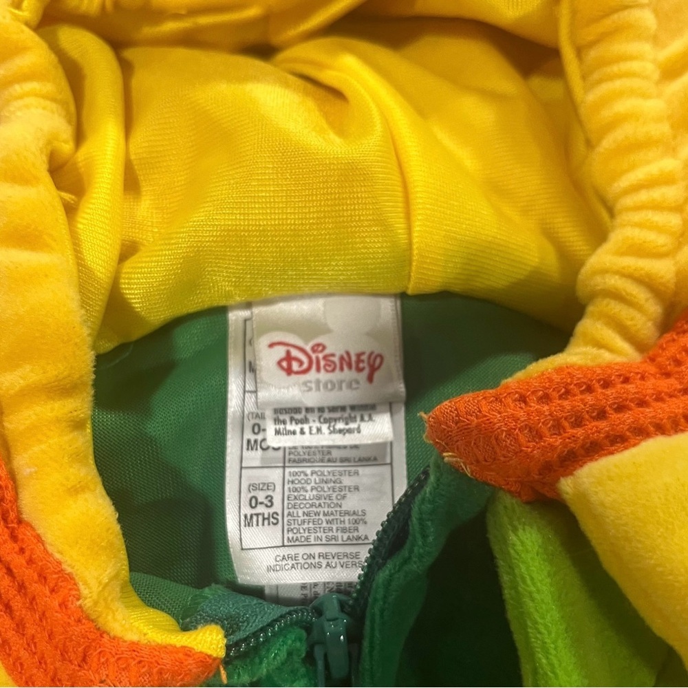 VINTAGE DISNEY STORE BABY SUNFLOWER COSTUME 0–3 MONTHS - Picture 3 of 3